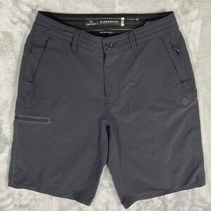 Rip Curl Mirage Global Entry Boardwalk Hybrid Shorts Men 28 Black Cordura 02XMWS